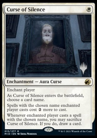 Curse of Silence (Promo Pack) [Innistrad: Midnight Hunt Promos] | GrognardGamesBatavia