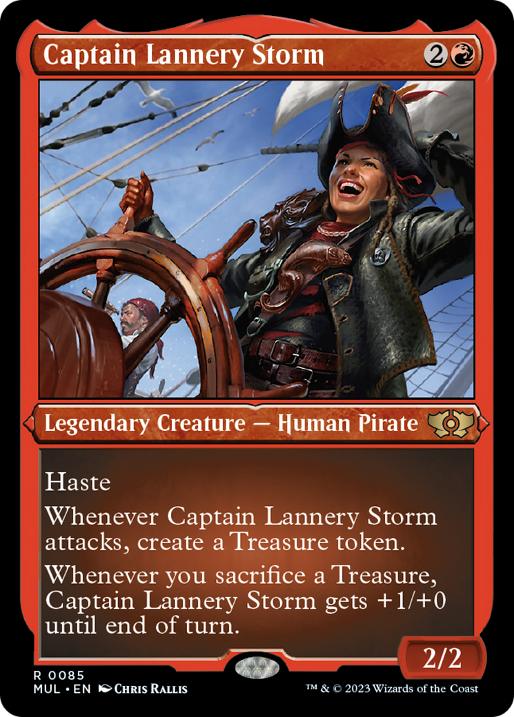 Captain Lannery Storm (Foil Etched) [Multiverse Legends] | GrognardGamesBatavia