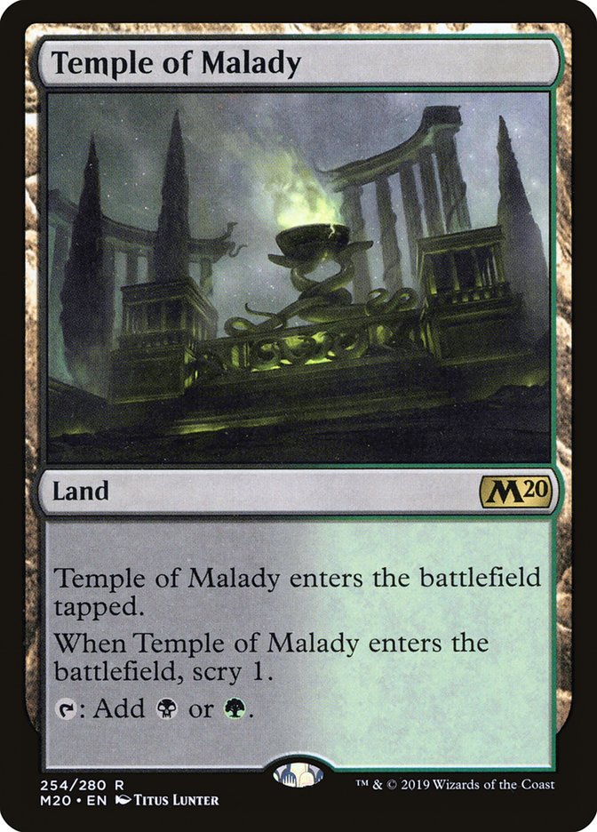 Temple of Malady [Core Set 2020] | GrognardGamesBatavia