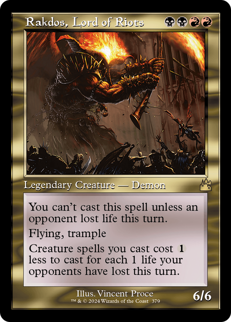 Rakdos, Lord of Riots (Retro Frame) [Ravnica Remastered] | GrognardGamesBatavia