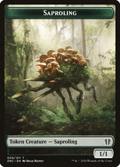 Beast // Saproling Double-Sided Token [Zendikar Rising Commander Tokens] | GrognardGamesBatavia