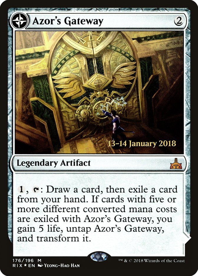 Azor's Gateway // Sanctum of the Sun [Rivals of Ixalan Prerelease Promos] | GrognardGamesBatavia