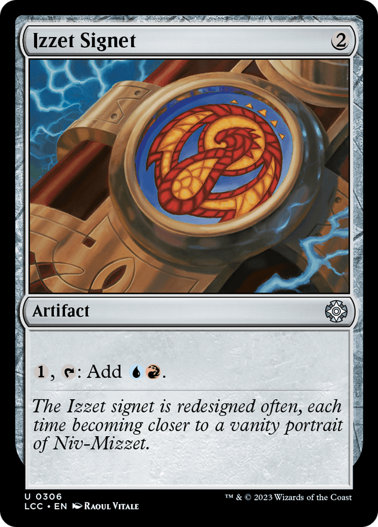 Izzet Signet [The Lost Caverns of Ixalan Commander] | GrognardGamesBatavia