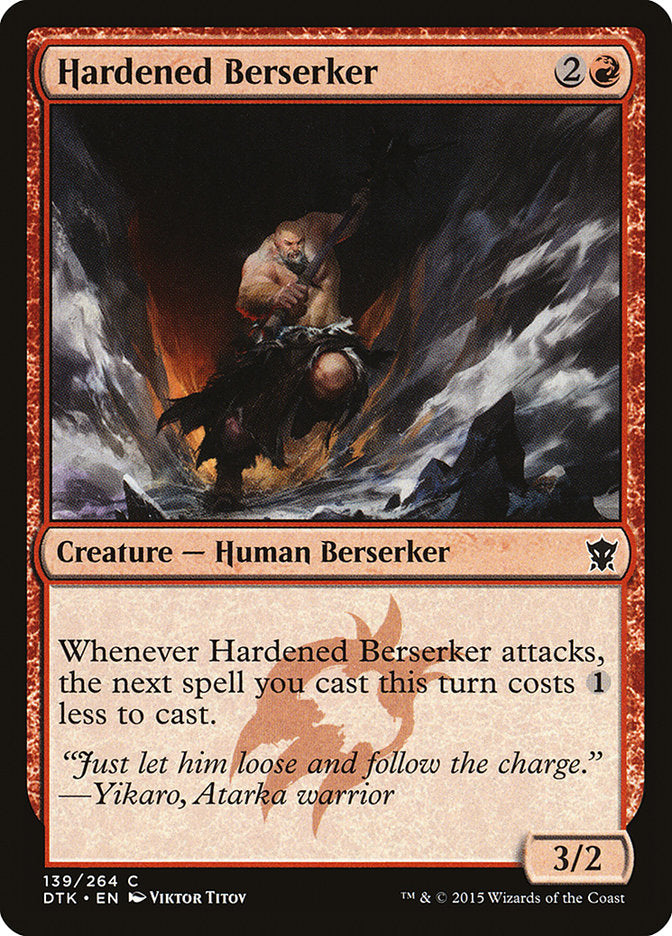 Hardened Berserker [Dragons of Tarkir] | GrognardGamesBatavia