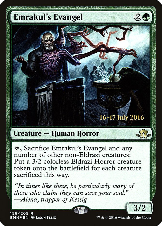 Emrakul's Evangel [Eldritch Moon Prerelease Promos] | GrognardGamesBatavia