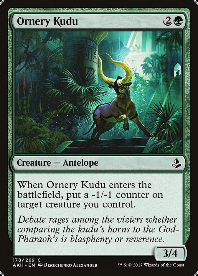 Ornery Kudu [Amonkhet] | GrognardGamesBatavia