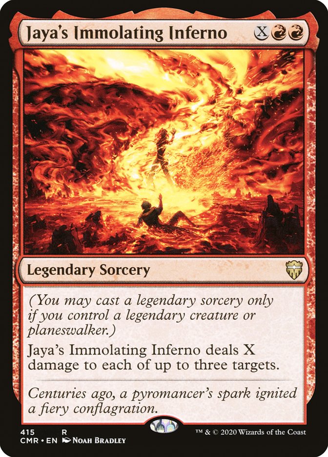 Jaya's Immolating Inferno [Commander Legends] | GrognardGamesBatavia