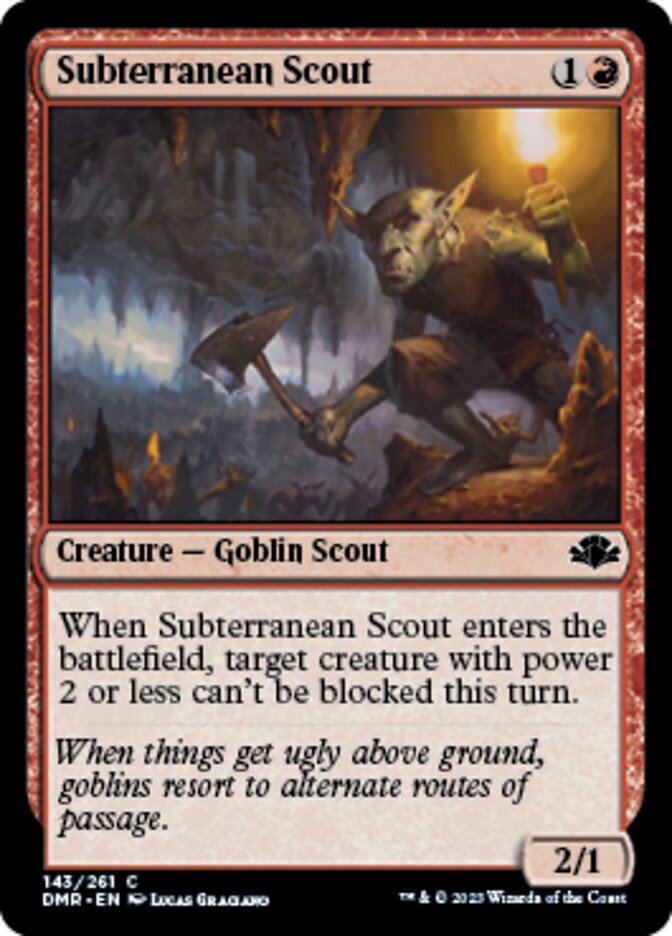 Subterranean Scout [Dominaria Remastered] | GrognardGamesBatavia