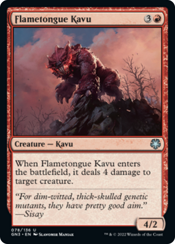 Flametongue Kavu [Game Night: Free-for-All] | GrognardGamesBatavia