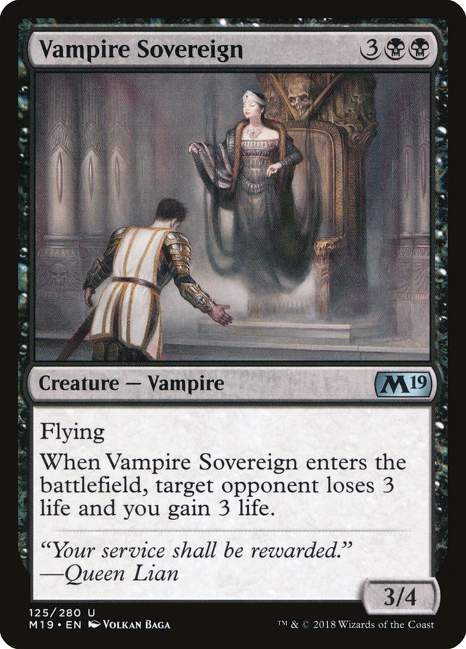 Vampire Sovereign [Core Set 2019] | GrognardGamesBatavia