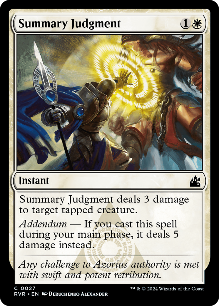 Summary Judgment [Ravnica Remastered] | GrognardGamesBatavia