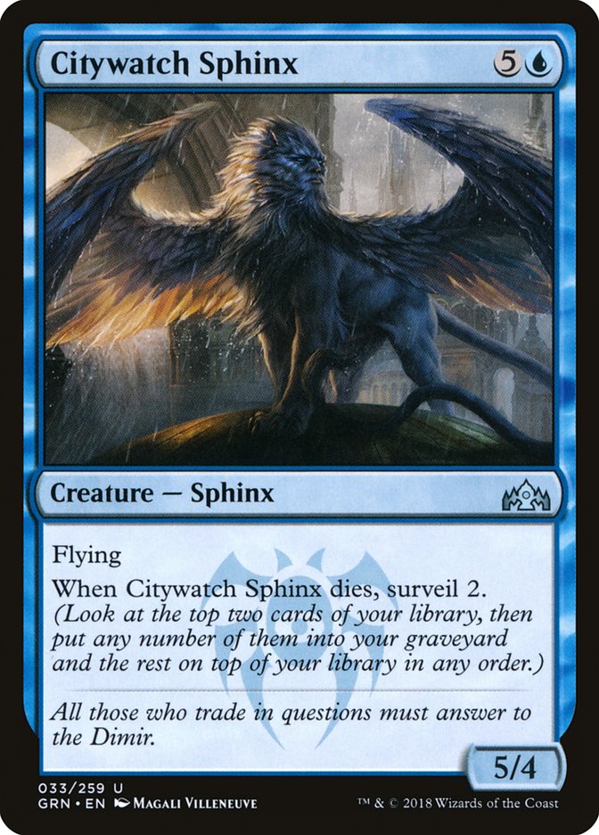 Citywatch Sphinx [Guilds of Ravnica] | GrognardGamesBatavia