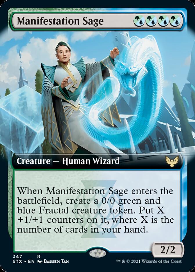 Manifestation Sage (Extended Art) [Strixhaven: School of Mages] | GrognardGamesBatavia