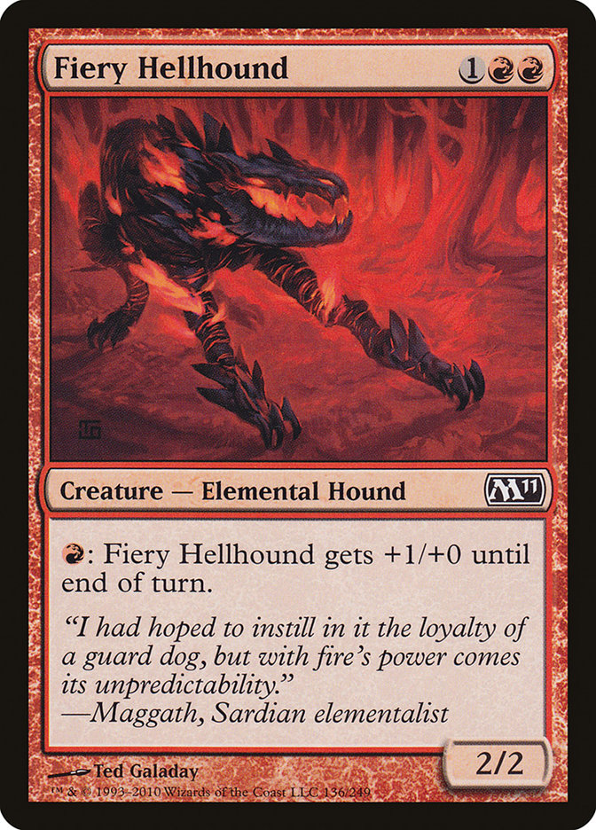 Fiery Hellhound [Magic 2011] | GrognardGamesBatavia