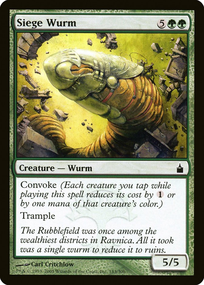 Siege Wurm [Ravnica: City of Guilds] | GrognardGamesBatavia