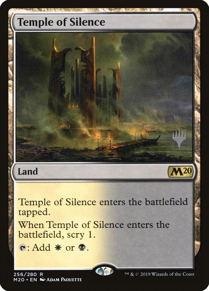 Temple of Silence (Promo Pack) [Core Set 2020 Promos] | GrognardGamesBatavia