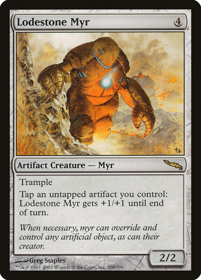 Lodestone Myr [Mirrodin] | GrognardGamesBatavia