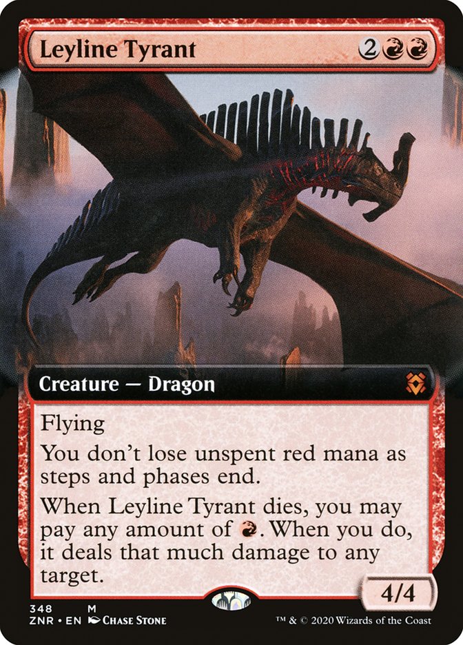 Leyline Tyrant (Extended Art) [Zendikar Rising] | GrognardGamesBatavia