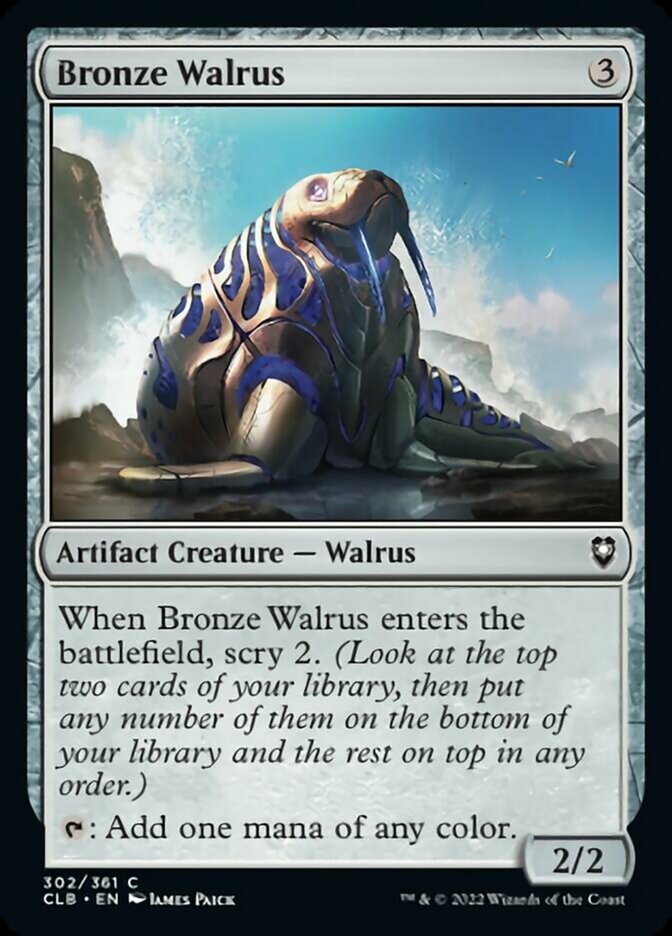 Bronze Walrus [Commander Legends: Battle for Baldur's Gate] | GrognardGamesBatavia