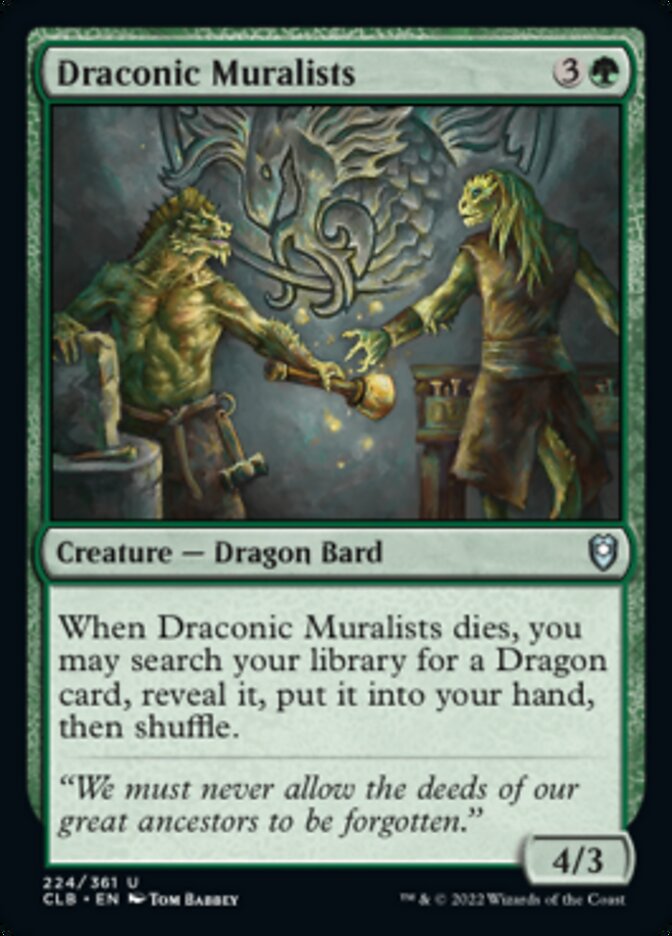 Draconic Muralists [Commander Legends: Battle for Baldur's Gate] | GrognardGamesBatavia