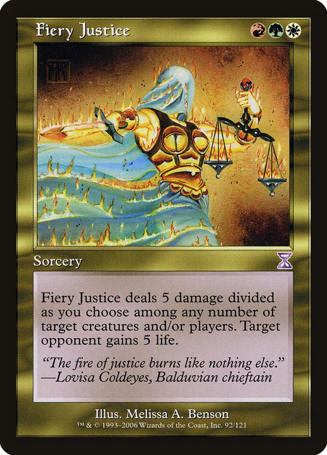 Fiery Justice [Time Spiral Timeshifted] | GrognardGamesBatavia