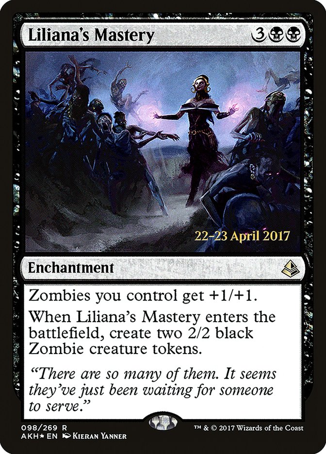 Liliana's Mastery [Amonkhet Prerelease Promos] | GrognardGamesBatavia