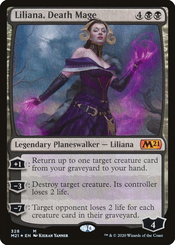 Liliana, Death Mage [Core Set 2021] | GrognardGamesBatavia