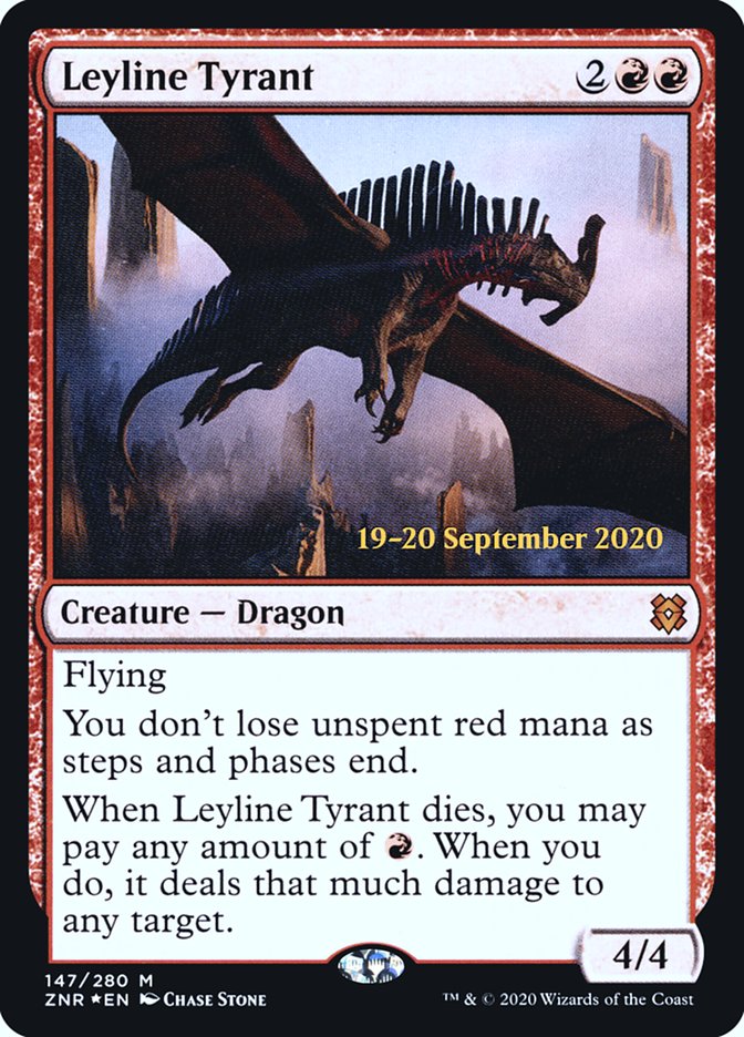 Leyline Tyrant [Zendikar Rising Prerelease Promos] | GrognardGamesBatavia