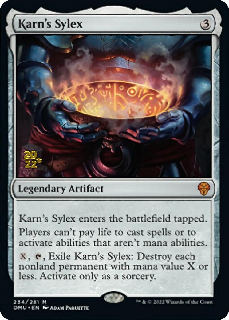 Karn's Sylex [Dominaria United Prerelease Promos] | GrognardGamesBatavia