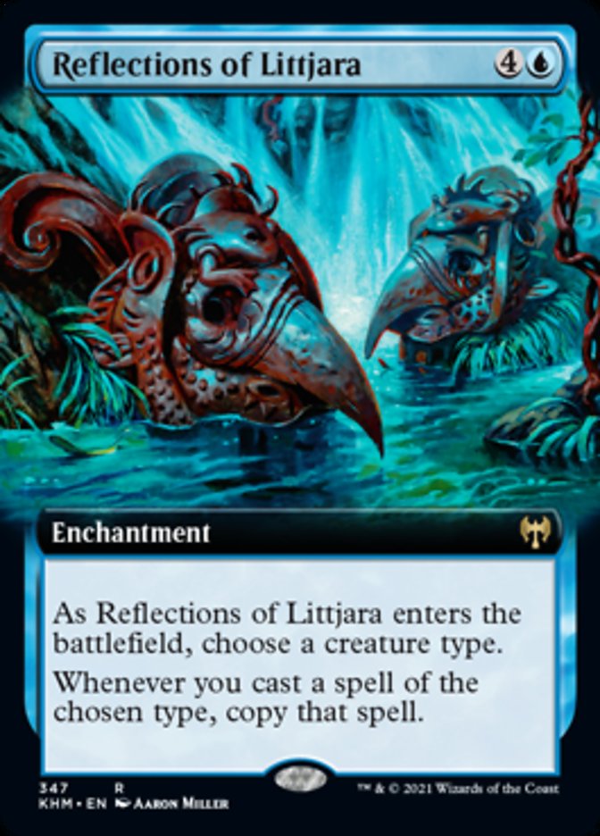 Reflections of Littjara (Extended Art) [Kaldheim] | GrognardGamesBatavia