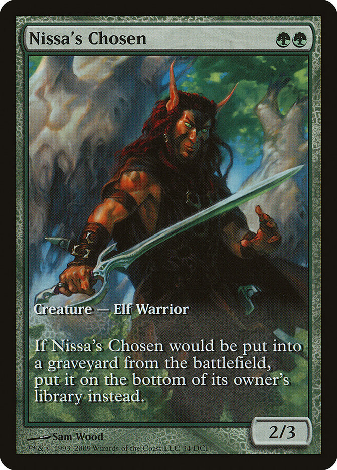 Nissa's Chosen (Game Day) (Extended Art) [Zendikar Promos] | GrognardGamesBatavia