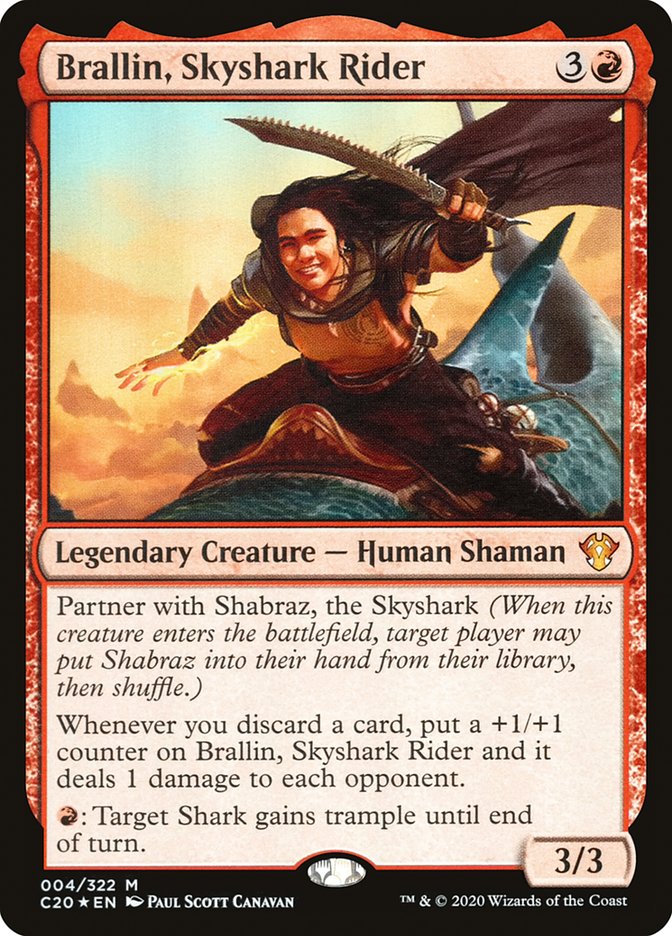 Brallin, Skyshark Rider [Commander 2020] | GrognardGamesBatavia