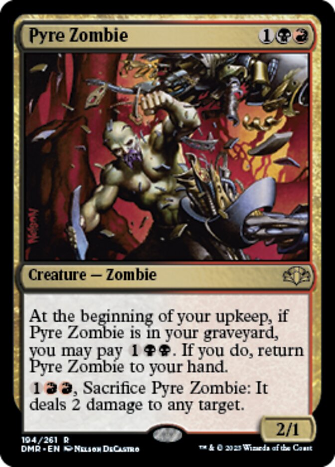 Pyre Zombie [Dominaria Remastered] | GrognardGamesBatavia