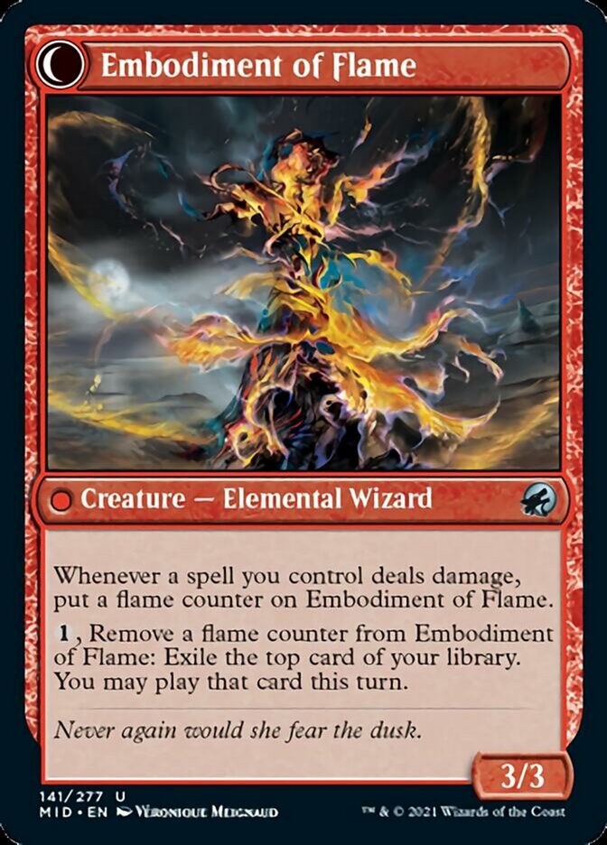 Flame Channeler // Embodiment of Flame [Innistrad: Midnight Hunt] | GrognardGamesBatavia