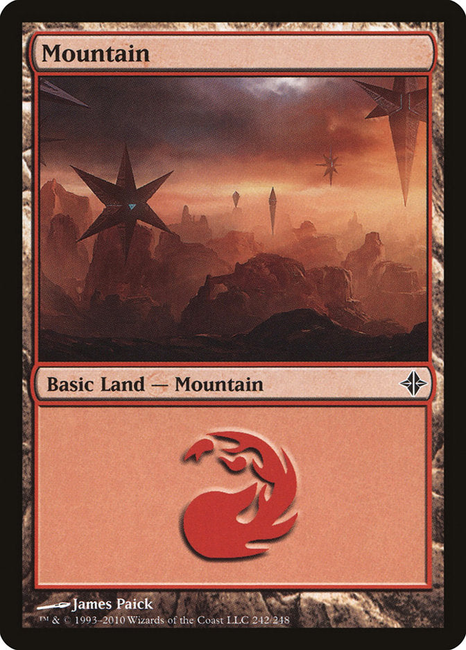 Mountain (242) [Rise of the Eldrazi] | GrognardGamesBatavia