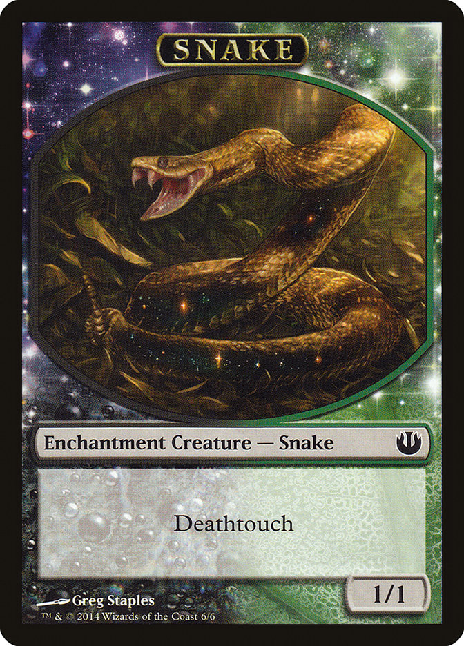 Snake Token [Journey into Nyx Tokens] | GrognardGamesBatavia