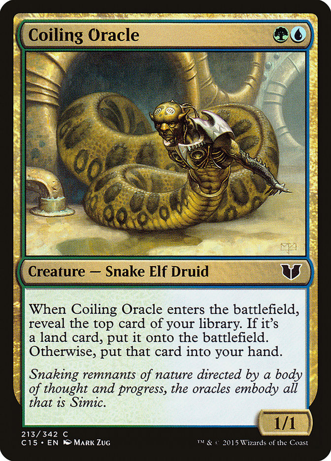 Coiling Oracle [Commander 2015] | GrognardGamesBatavia