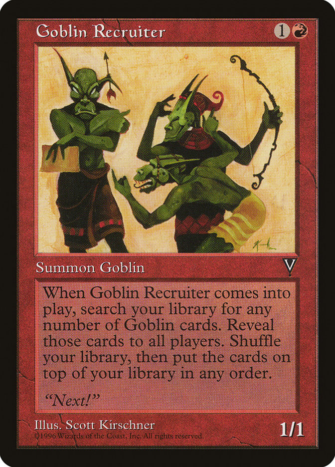 Goblin Recruiter [Visions] | GrognardGamesBatavia