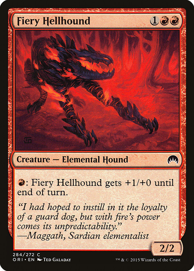 Fiery Hellhound [Magic Origins] | GrognardGamesBatavia