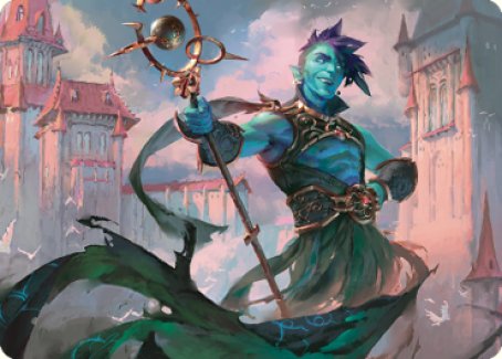 Haughty Djinn Art Card [Dominaria United Art Series] | GrognardGamesBatavia