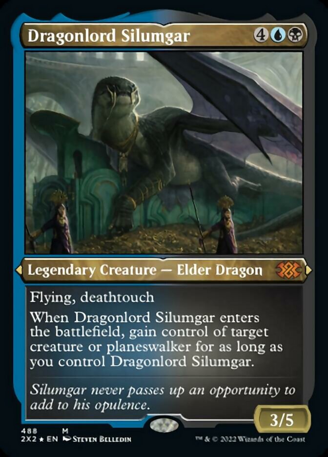 Dragonlord Silumgar (Foil Etched) [Double Masters 2022] | GrognardGamesBatavia