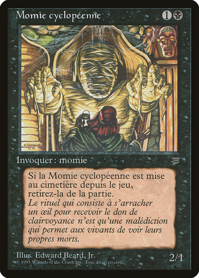 Cyclopean Mummy (French) - "Momie cyclopeenne" [Renaissance] | GrognardGamesBatavia