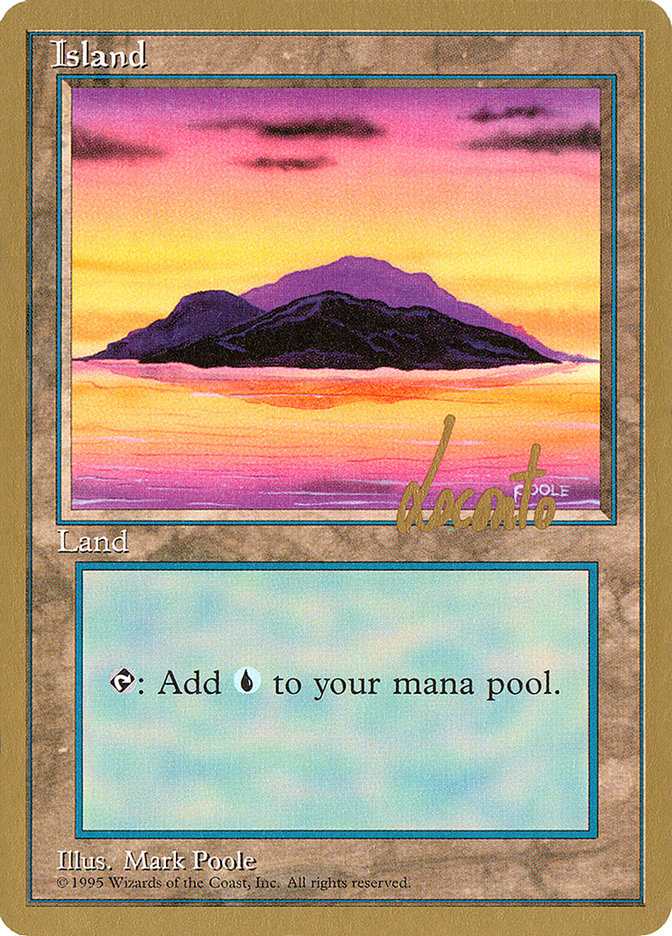 Island (ml368) (Michael Loconto) [Pro Tour Collector Set] | GrognardGamesBatavia