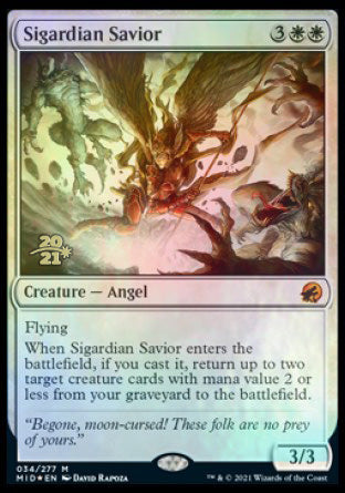 Sigardian Savior [Innistrad: Midnight Hunt Prerelease Promos] | GrognardGamesBatavia