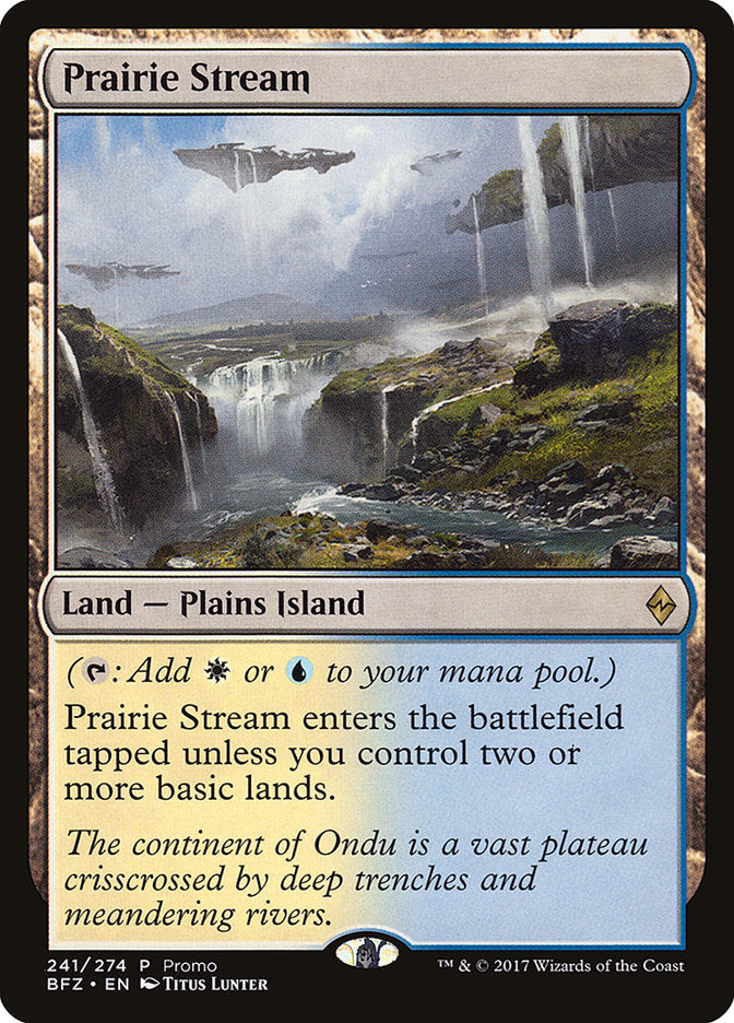 Prairie Stream (Promo) [Battle for Zendikar Standard Series] | GrognardGamesBatavia