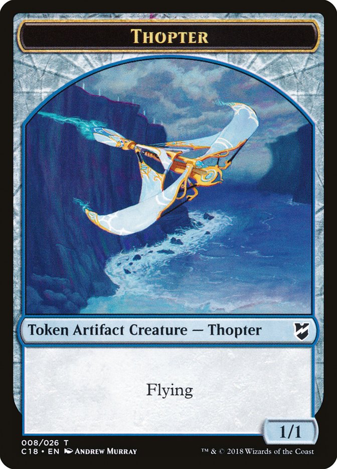 Thopter Token (008/026) [Commander 2018 Tokens] | GrognardGamesBatavia