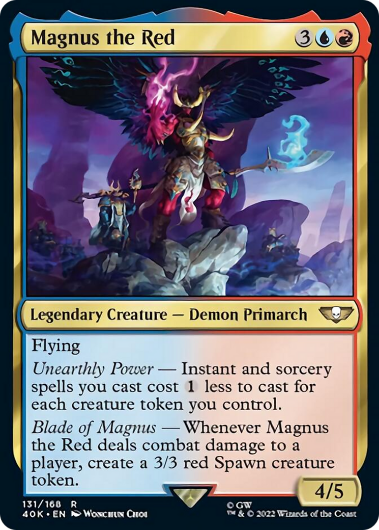 Magnus the Red (Surge Foil) [Universes Beyond: Warhammer 40,000] | GrognardGamesBatavia