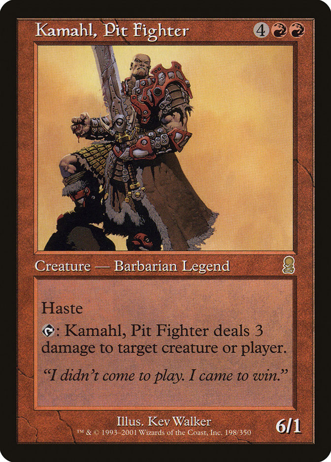 Kamahl, Pit Fighter [Odyssey] | GrognardGamesBatavia