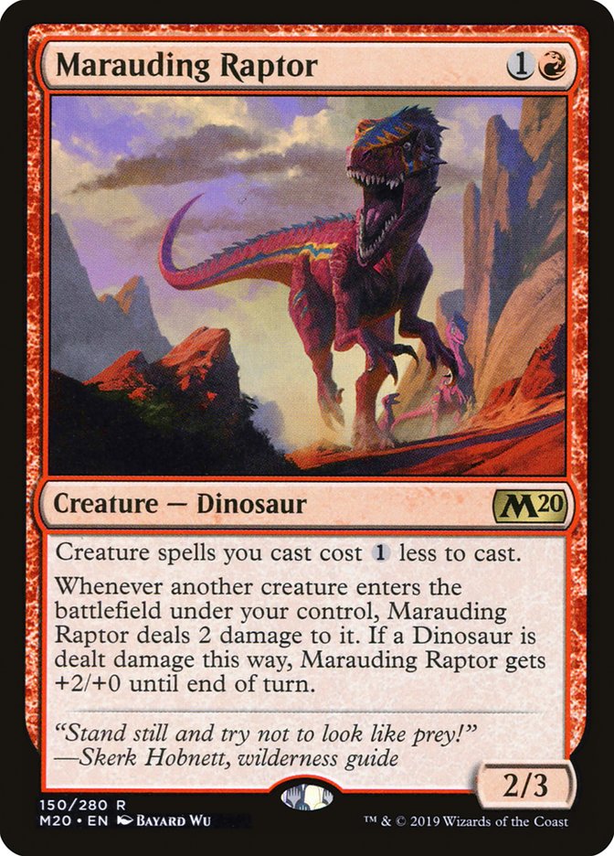 Marauding Raptor [Core Set 2020] | GrognardGamesBatavia