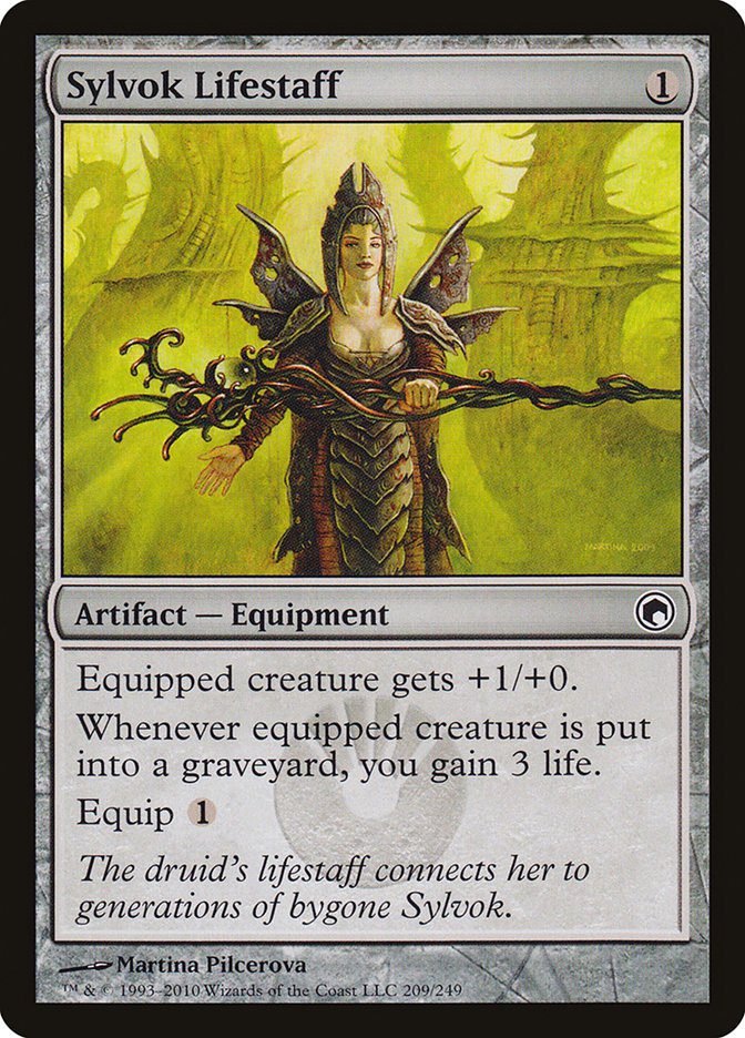 Sylvok Lifestaff [Scars of Mirrodin] | GrognardGamesBatavia